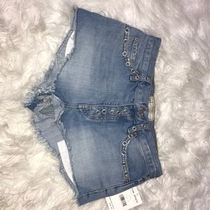 NWT free people denim shorts